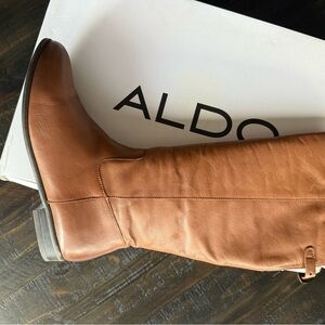 Aldo Keesha Brown Leather Boots